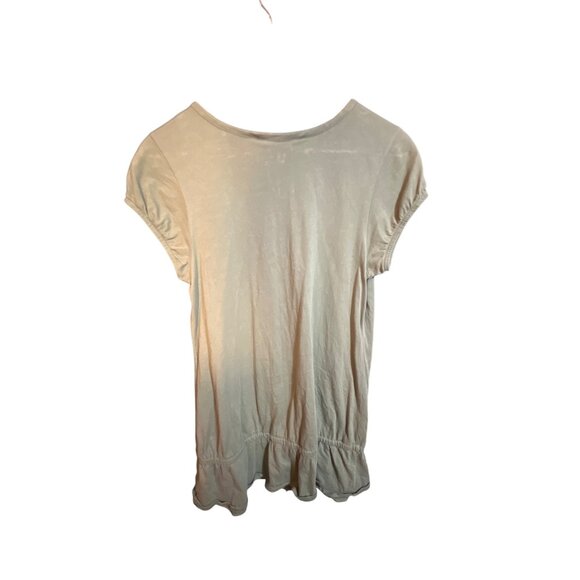 Old Navy Y2K Olive Green Cap Sleeve Top Size S - Picture 4 of 4